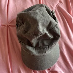 Green army style 90s hat